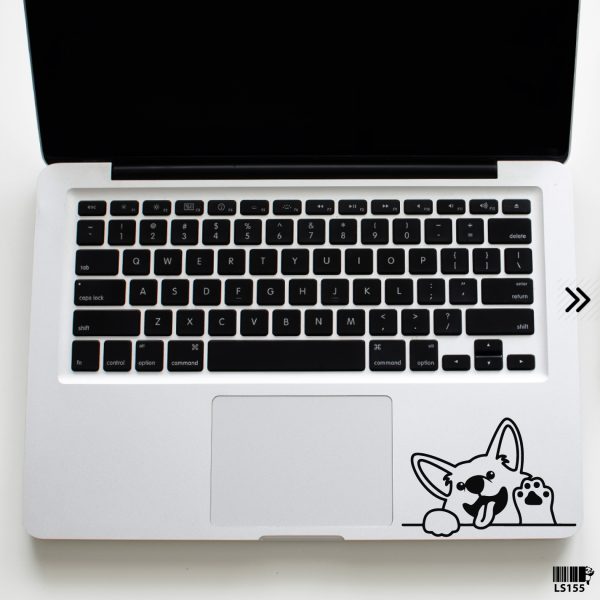 DDecorator Baby Husky Waving Laptop Sticker Vinyl Decal Removable Laptop Stickers For Any Kind of Laptop - LS155 - DDecorator