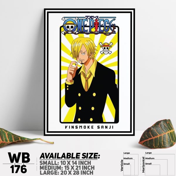 DDecorator One Piece Anime Manga series Wall Canvas Wall Poster Wall Board - 3 Size Available - WB176 - DDecorator