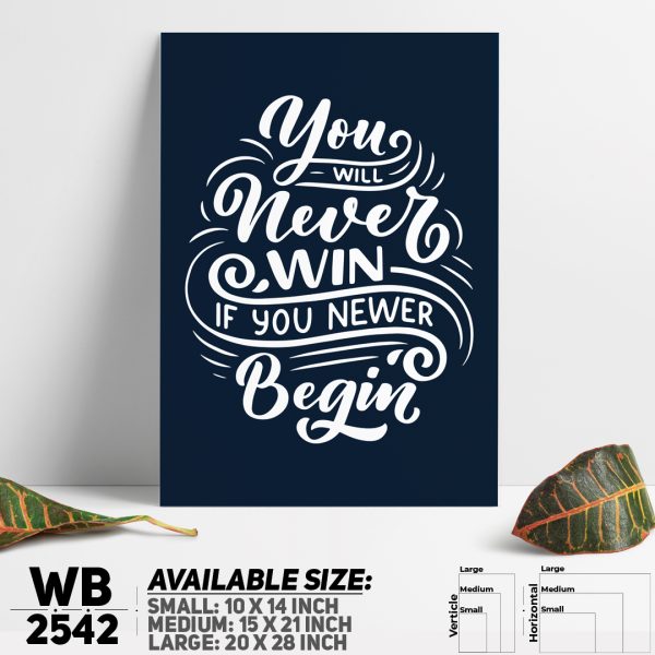 DDecorator Start Doing - Motivational Wall Canvas Wall Poster Wall Board - 3 Size Available - WB2542 - DDecorator