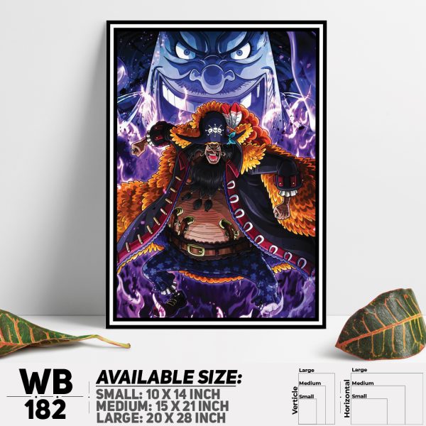 DDecorator One Piece Anime Manga series Wall Canvas Wall Poster Wall Board - 3 Size Available - WB182 - DDecorator