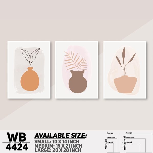 DDecorator Landscape & Horizon Design (Set of 3) Wall Canvas Wall Poster Wall Board - 3 Size Available - WB4424 - DDecorator