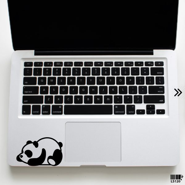 DDecorator Baby Panda Fat Sleeping (Left) Laptop Sticker Vinyl Decal Removable Laptop Stickers For Any Kind of Laptop - LS120 - DDecorator
