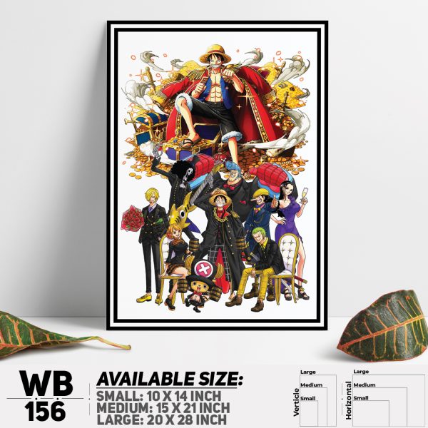 DDecorator One Piece Anime Manga series Wall Canvas Wall Poster Wall Board - 3 Size Available - WB156 - DDecorator