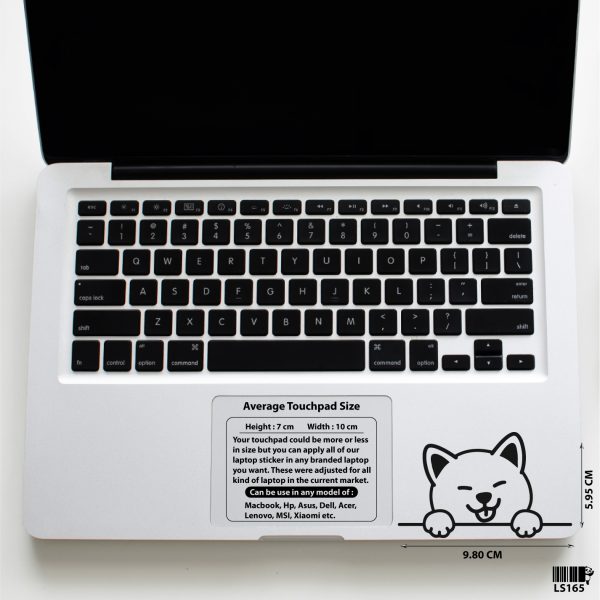 DDecorator Cute Angry Cat Laptop Sticker Vinyl Decal Removable Laptop Stickers For Any Kind of Laptop - LS165 - DDecorator