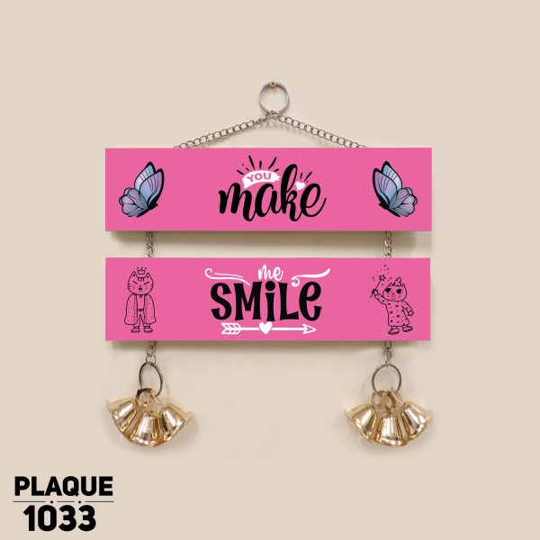 DDecorator You Make Me Smile Wall Hanging Wall Plaque Wall Decoration Wall Canvas For Wall Home Decoration - PLAQUE1033 - DDecorator